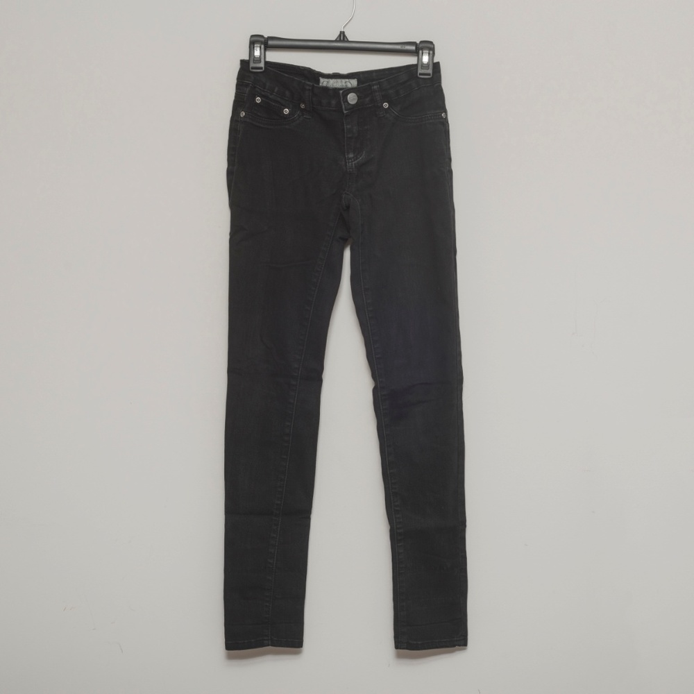 PROJECT INDIGO SKINNY BLACK JEANS